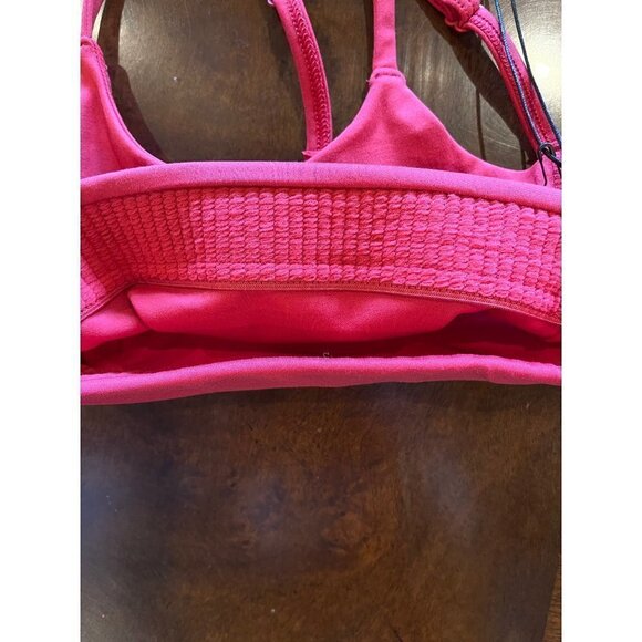 Girlfriend Collective Red Juliet‎ Strappy Criss Cross Back Sports Bra XXS - Picture 10 of 11